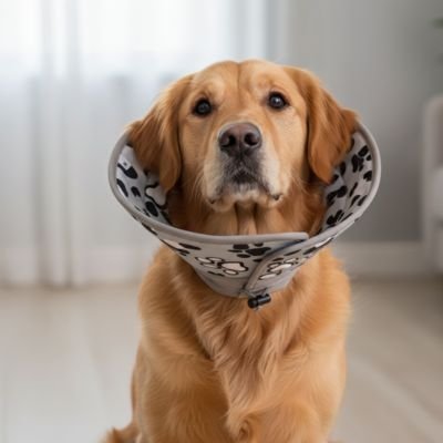 Collerette Chien Pliable et Ajustable