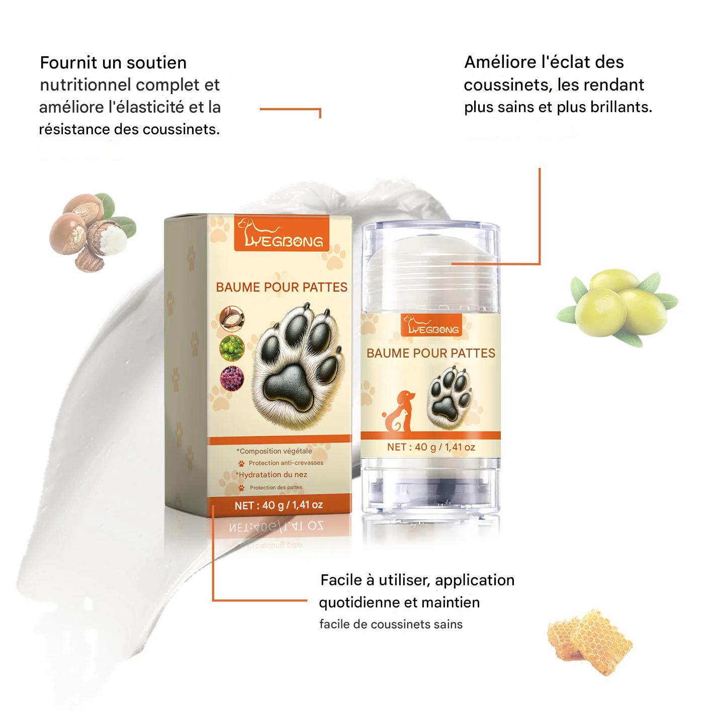 baume coussinet chien et les benefices
