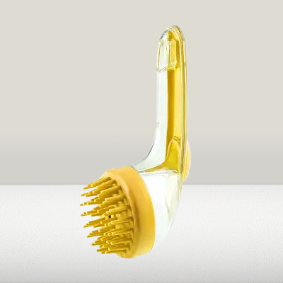 brosse chien couleur jaune
