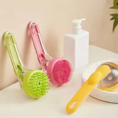 brosse chien pour le bain du chien