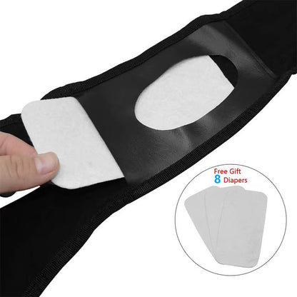 changement serviette hygienique de la couche pour chien