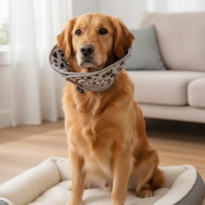 Collerette Chien Couleur Gris