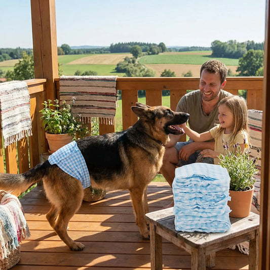 couche chien jetable pour chien male