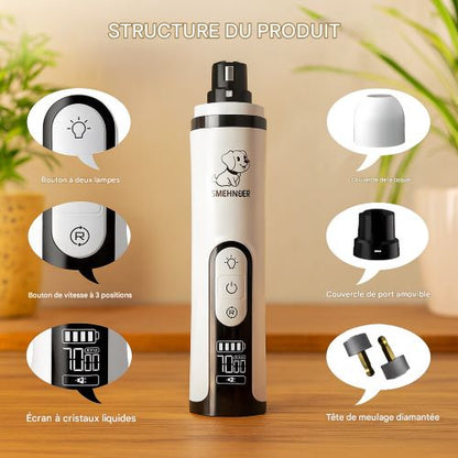 coupe ongle chien avec les accessoires