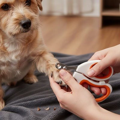 coupe ongle chien double trou