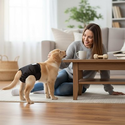 Culotte pour chien materiel doux et respirante
