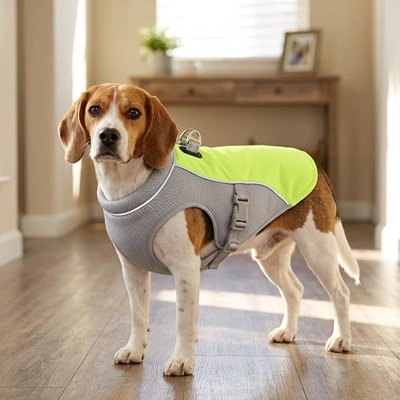 Gilet rafraichissant chien contre les coups de chaleurs 
