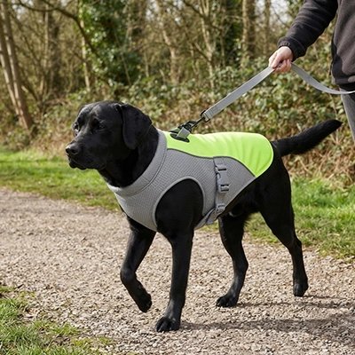 Gilet rafraichissant chien doux et leger 