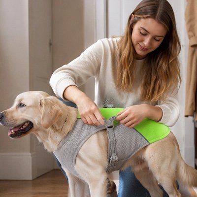 Gilet rafraichissant chien  pour l'ete