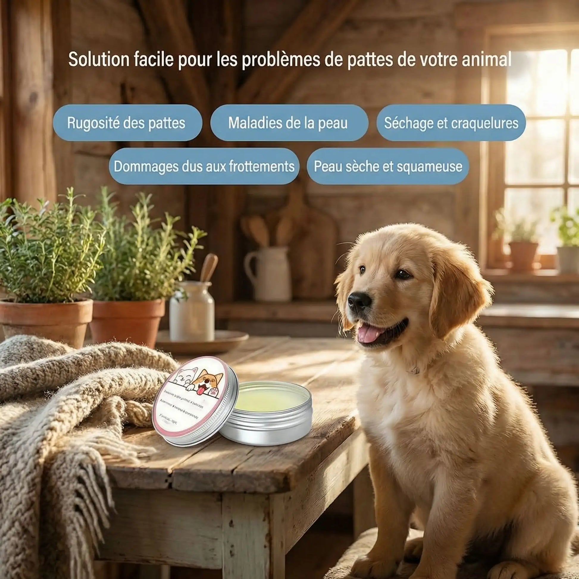 les caracteristiques du baume coussinet chien