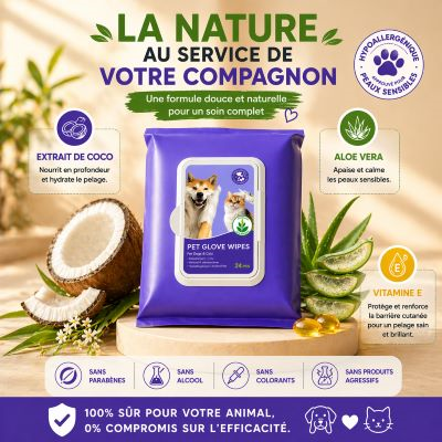 lingette-pour-chien-avec-extrait-ingredient-naturel
