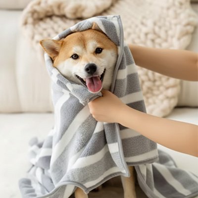 Peignoir pour Chien | Ultra - Absorbant - Royaume aniwoof