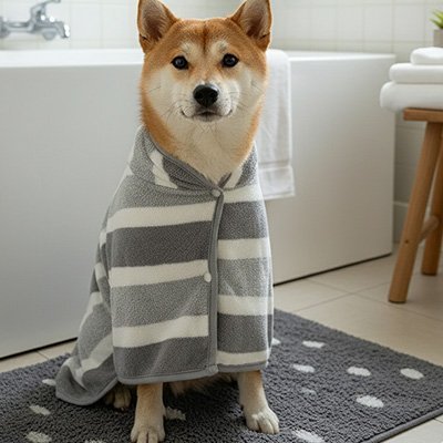 Peignoir pour Chien | Ultra - Absorbant - Royaume aniwoof