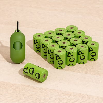 Sac a crotte​ avec distributeur et crochet