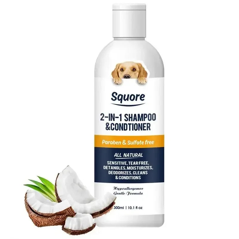 shampooing chien 2 en 1 naturel