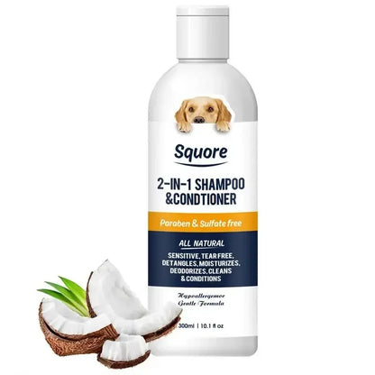 shampooing chien 2 en 1 naturel