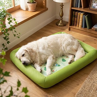Tapis rafraichissant chien doux et respirant