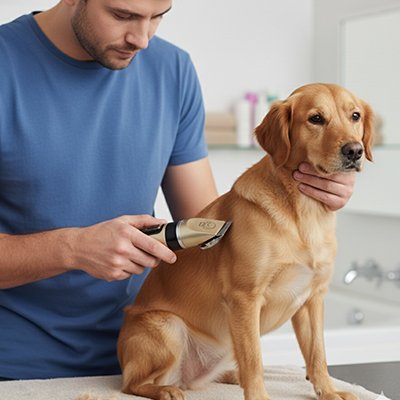 Tondeuse à chien ergonomique 