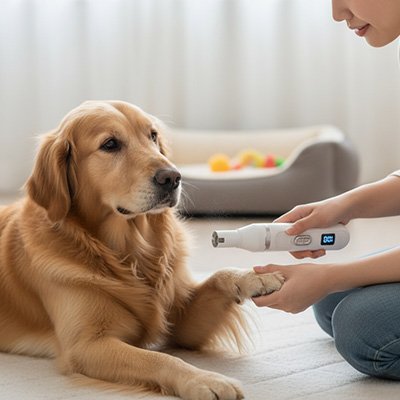 Tondeuse pour chien avec écran numérique