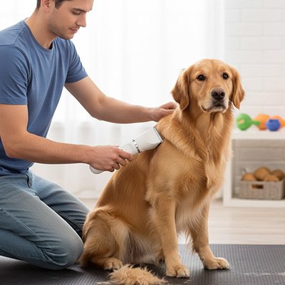 Tondeuse pour chien avec ecran numerique