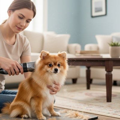 Tondeuse pour chien avec tete amovible 